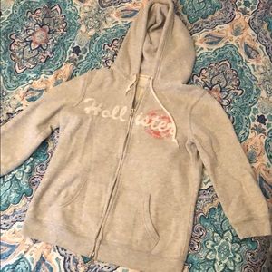 Hollister zip up hoodie